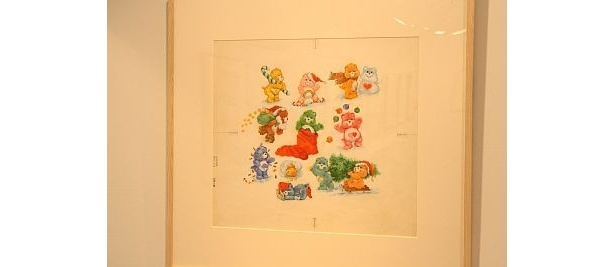 展示会には原画も
