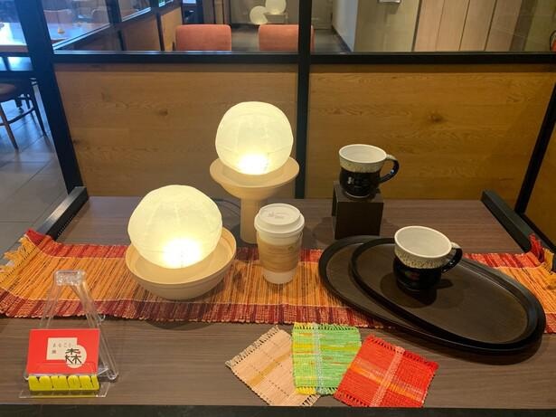 9月に展示している「秋」がテーマの伝統工芸品