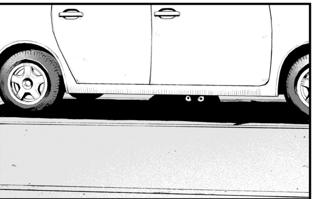 車の下から覗く「光る目」。どうやら猫に居座られてしまったらしい…