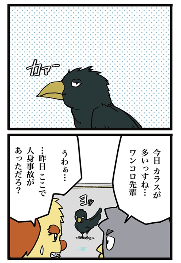 「カラスが群がる日」01