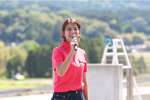 昨年に引き続き参加するスザンヌさん。現在は熊本を拠点に活躍中