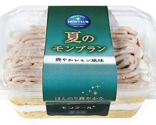 夏仕立ての爽やかなモンブランケーキと塩チョコケーキが新登場！