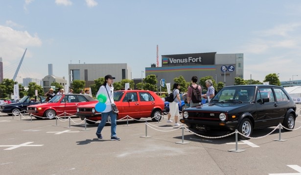 歴代ゴルフを展示