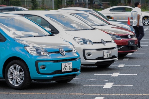 先月発売したばかりの新型車「UP!」をはじめ、フォルクスワーゲンの全モデルが試乗可能！
