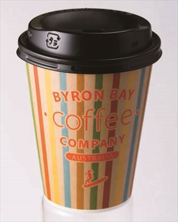 【写真を見る】カラフルな「BYRON BAY coffee」