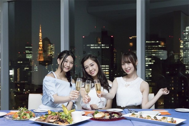 石田安奈の卒業を祝して乾杯♪