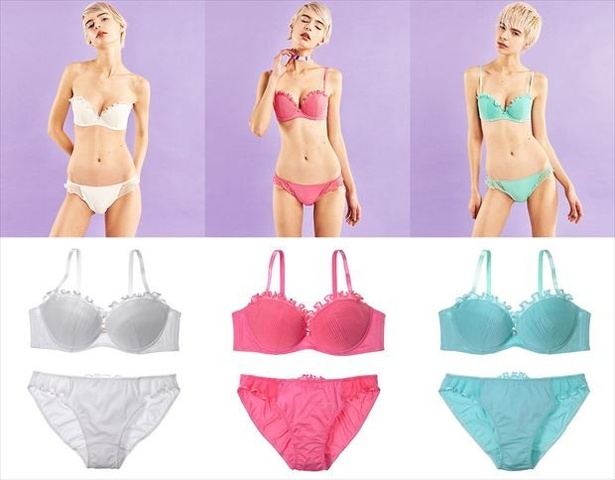 「sweet」カテゴリーの「YMフィービーストラップレスセット」
