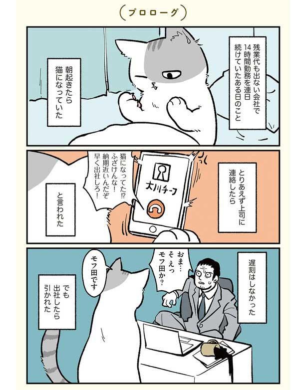 画像2 35 漫画 電車で寝ていただけなのに 駅員さんに呼び止められた理由とは ブラック企業の社員が猫になって人生が変わった 話 モフ田くんの場合 第3回 ウォーカープラス