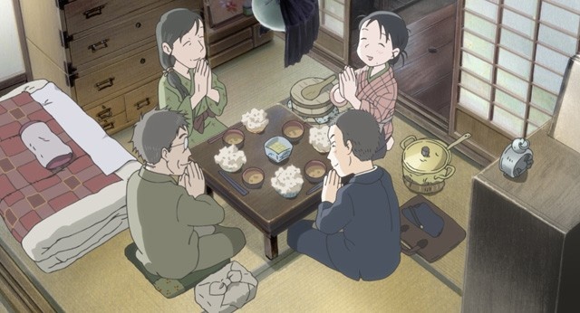 広島から呉の周作のもとへ嫁いだすずは、彼の優しい両親とともに暮らし始める