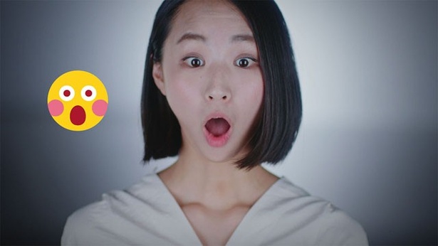 Web動画「EMOJI-GAO CHALLENGE」のカット(その5)
