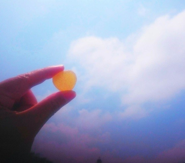 【写真を見る】ジューシーなライチ味に塩味がほんのり効いた