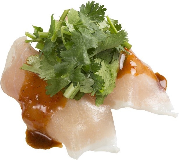 【写真を見る】「生ハムパクチー」 (税別100円)
