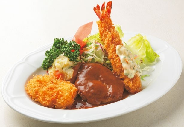 「B定食(ライス付き)」(1500円)/のらくろ