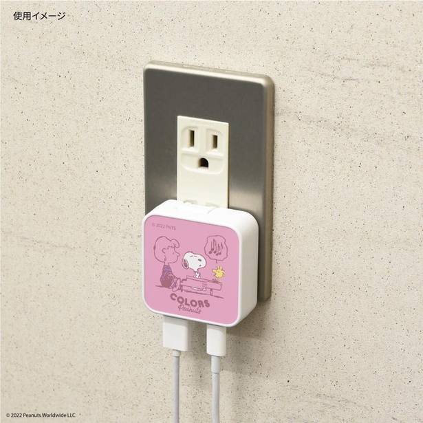 「ピーナッツ USB / USB Type-C ACアダプタ」(3278円)