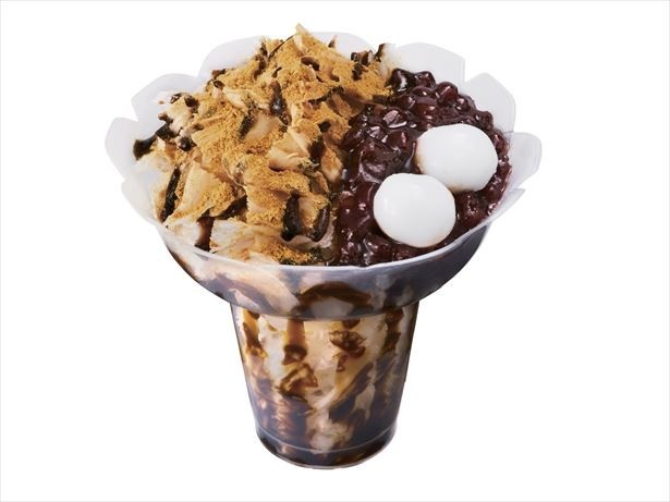【写真を見る】コットンスノーキャンディ 黒みつきなこ白玉あずき