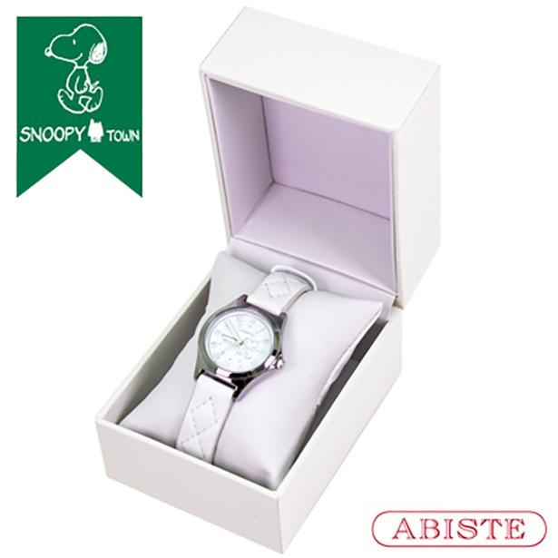 「PEANUTS×アビステ 腕時計2022(ホワイト)」(1万1000円)