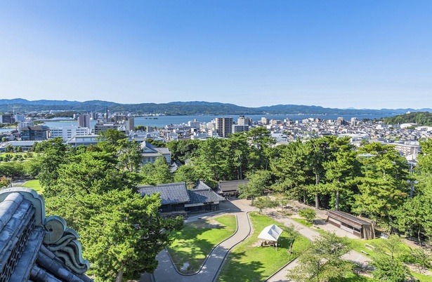 望楼からは四方にわたり、松江の町を眺望できる