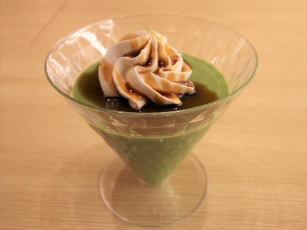 道頓堀抹茶プリン(165円)※持ち帰り不可