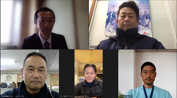 今回取材に対応してくれた齋藤さん(上段左)、池田さん(上段右)、小池さん(下段左)、伊東さん(下段中)、鶴岡さん(下段右)