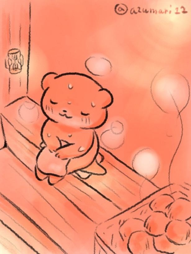 サウナでたくさん汗をかくことで、体も健康的に