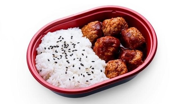 ご飯とミートソースの相性も抜群の「ミートボール弁当」