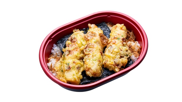 のりの香りが香ばしい「のり磯辺揚弁当」