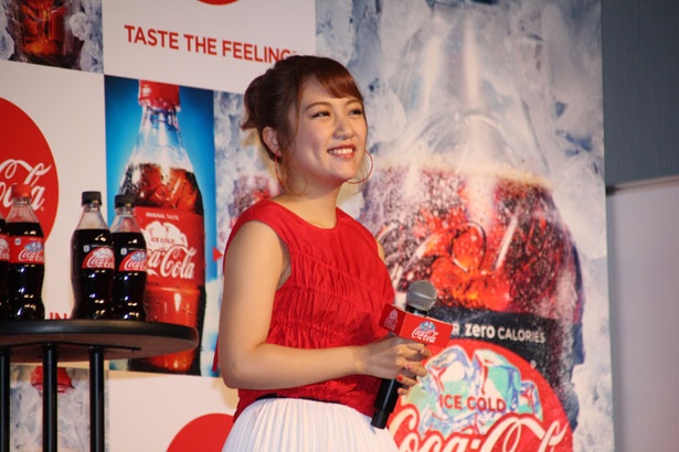 「本当に毎日飲んでいます」と大の「コカ・コーラ」好きをアピール