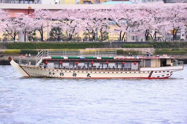 【東京】釣新 隅田川 屋形船ランチ・ディナークルーズ