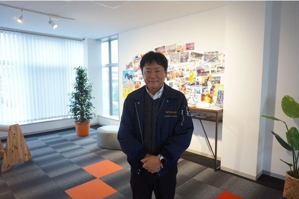 【写真】DX改革に本気で取り組む社長の田中秀範さん