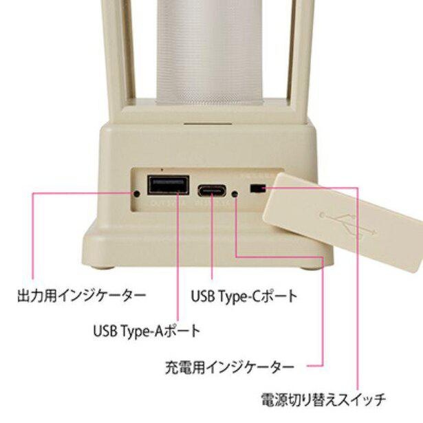 モバイルバッテリー給電、揺らぎ機能を搭載。USB Type-Cケーブル付属