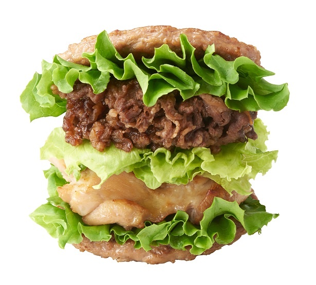 【写真を見る】6月27日(火)まで販売の「にくにくにくバーガー」(850円)