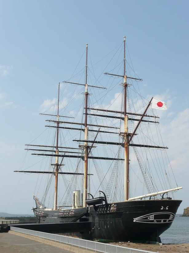 幕末の軍艦 開陽丸記念館/クルップ砲を積んだ開陽丸は当時の世界でも最新鋭のオランダ製軍艦