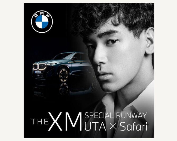 モデルのUTAが登場！新型「BMW XM」の世界観を伝えるスペシャル・ファッションショーが開催