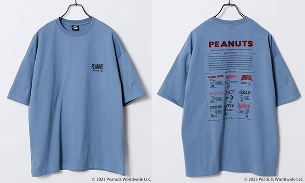 FREAK'S STOREのピーナッツ別注Tシャツに新作！こちらはサックスブルー