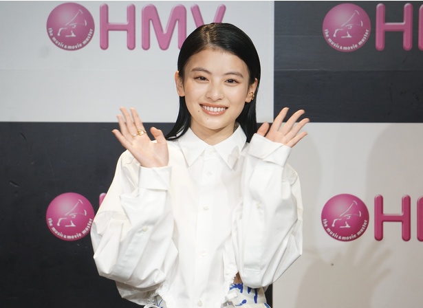 発売記念イベントを開催した出口夏希 / 撮影＝原田健