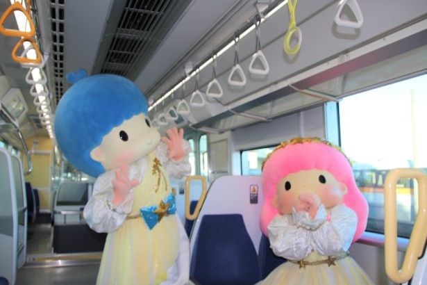 以前のイベントにて撮影したトゥインクルツアー編成の車内イメージ