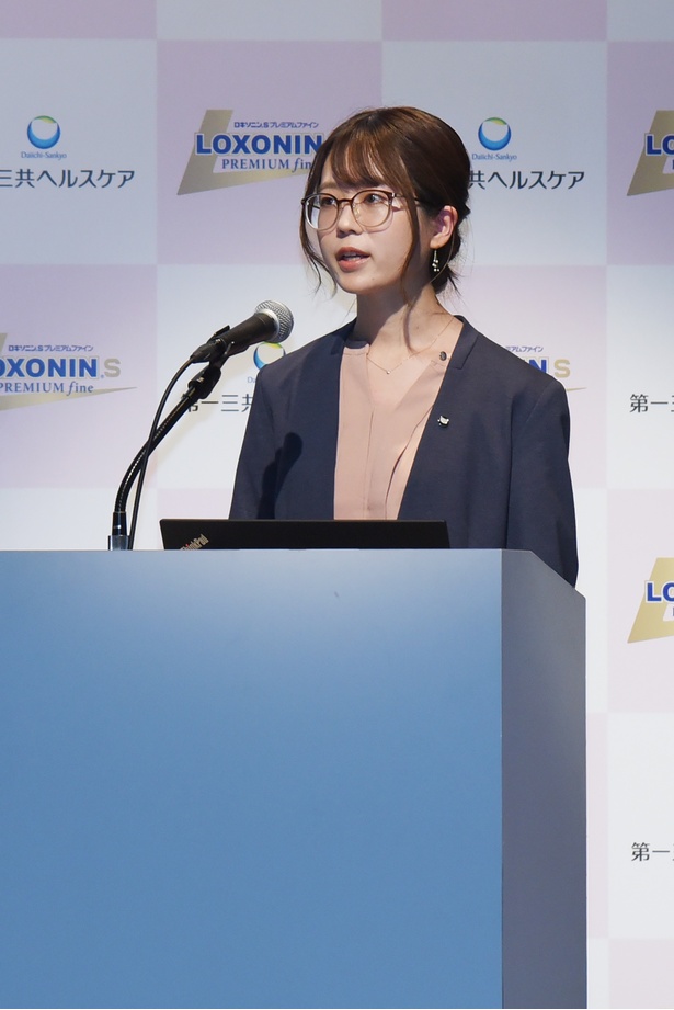 第一三共ヘルスケア・ロキソニン内服薬ブランドマネジャーの土合桃子氏