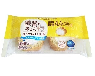 糖質10g以下で食べ応えのあるロカボスイーツ！「糖質を考えたはちみつレモンロール」