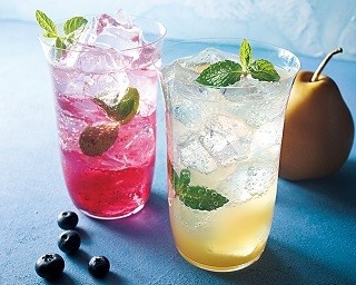 エクセルシオールの夏の定番ドリンク！今年は「ラ フランス」と「ブルーベリー」