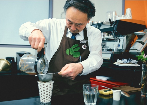 福岡のコーヒー業界では知らない人はほぼいないであろう、井崎克英さん