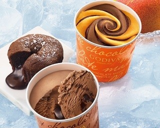 ゴディバのカップアイスに「フォンダンショコラ」と「ミルクチョコレートマンゴー」が新登場！