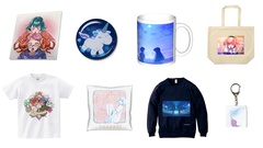 【写真】「MashRoom Cafe」で購入できるファンアートグッズは、Tシャツ、缶バッジ、トートバッグなどさまざま！