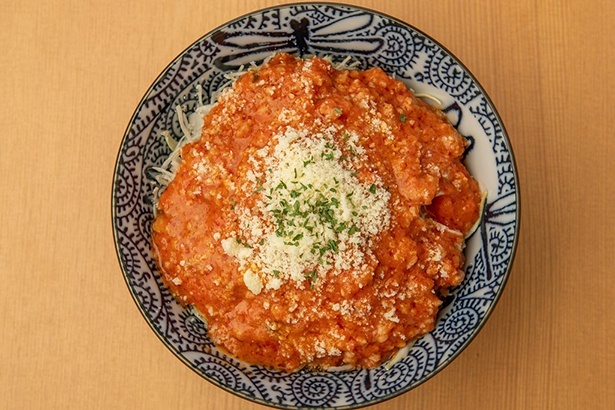 濃厚ミートソースもんじゃ