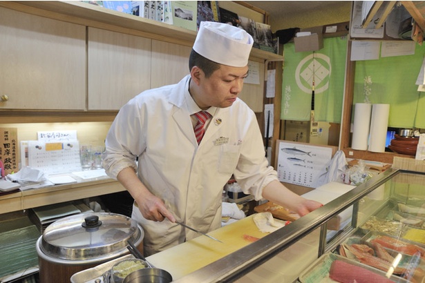 「新家寿司」/田岸義章さん。地元・古平の活性化にも取り組んでいる