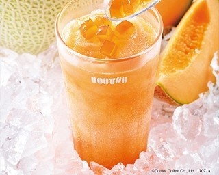 ドトールから国産素材を使用した夏向けメロンフローズン＆フルーツティー登場