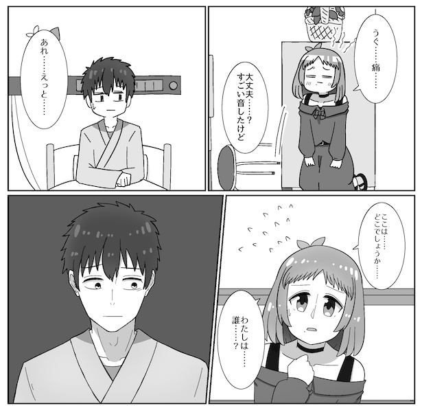 そして、記憶を失ってしまう彼女。記憶喪失の男とストーカー女の話(11)