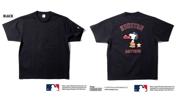 スヌーピー×MLB×HOUSTONの豪華なトリプルコラボ！Tシャツ2種