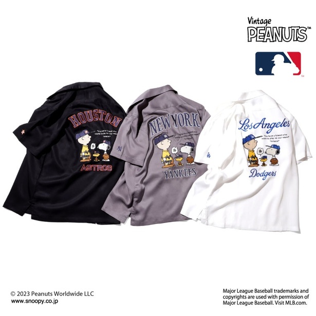 スヌーピー×MLB×HOUSTONの豪華なトリプルコラボ！Tシャツ2種