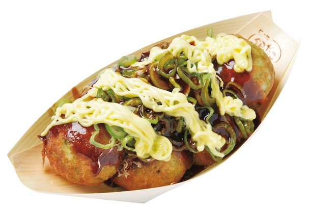 球場内の築地「銀だこ」では限定の「ウル辛マヨたこ焼き」(600円)も販売