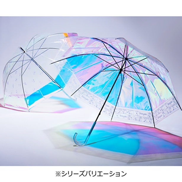 【写真】透明ビニール傘と差のつくデザイン